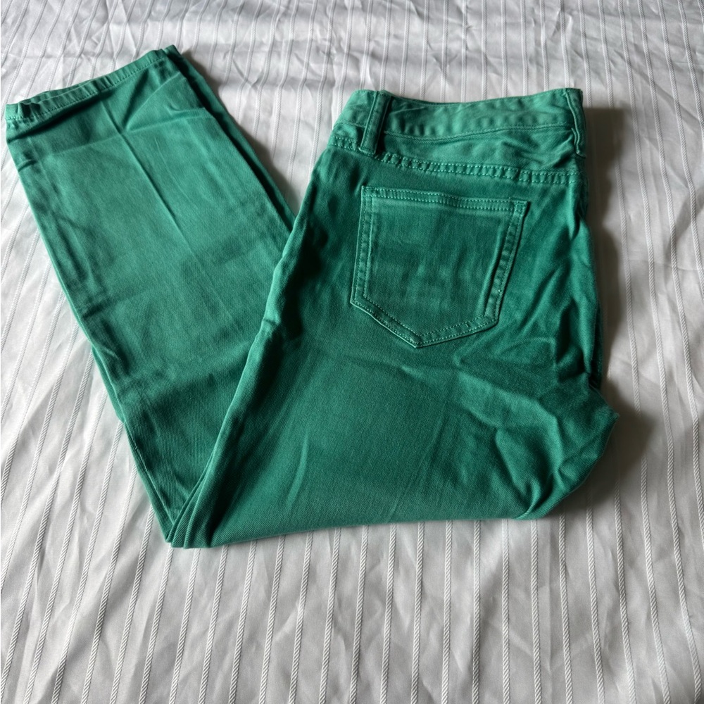 Women’s tory burch alexa cropped skinny jeans Size 29